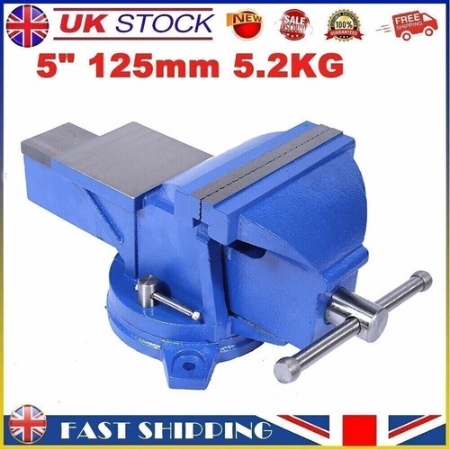125mm heavy duty bench vice - 5",