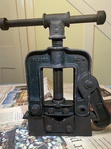 Record bench pipe vice - 92, 50