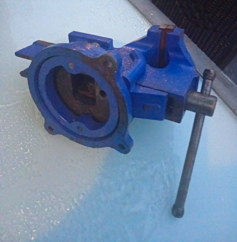 Blue heavy duty bench - blue,