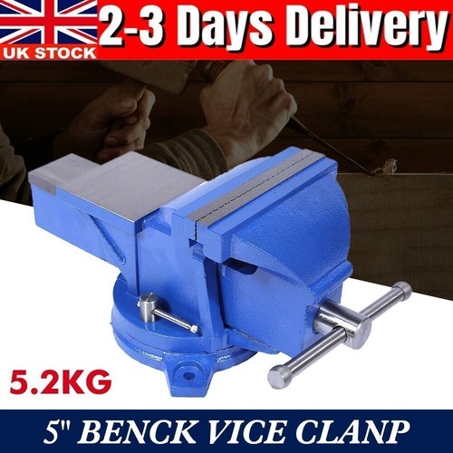 Heavy duty bench vice - heavy, 125mm