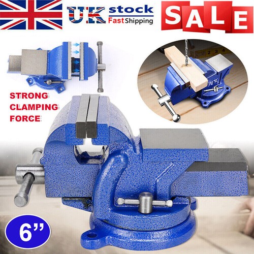 Heavy duty work bench vice - 6",